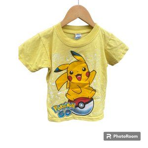 Pokémon Go Pikachu and friends T-Shirt boys sz S